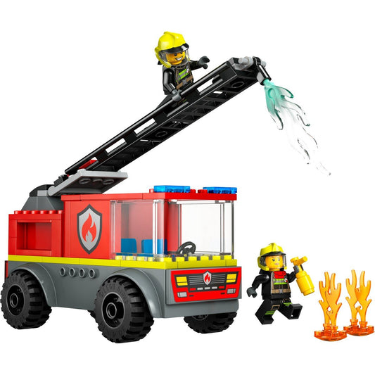 Lego city camion de pompieri cu scara 60463, LEGO - Publisol.ro