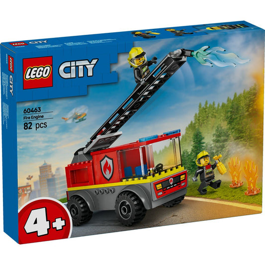 Lego city camion de pompieri cu scara 60463, LEGO - Publisol.ro