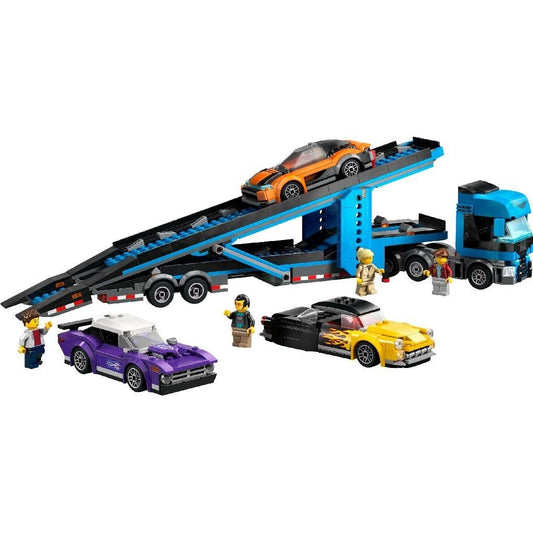 Lego city camion transportor de masini sport 60408, LEGO - Publisol.ro
