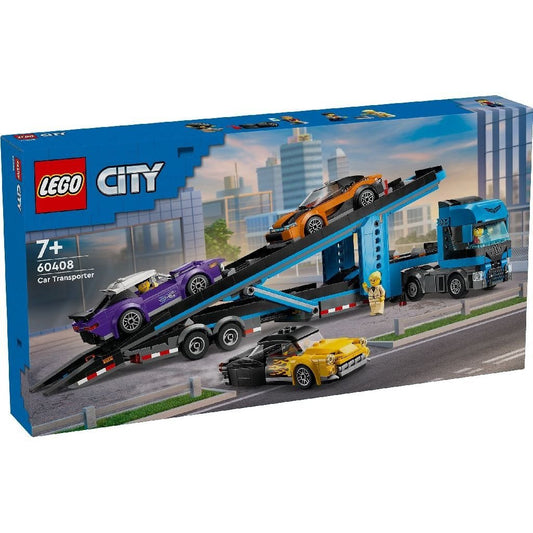 Lego city camion transportor de masini sport 60408, LEGO - Publisol.ro