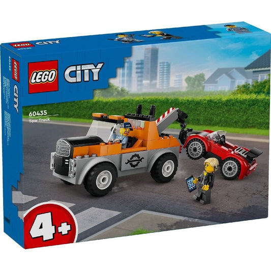 Lego city camioneta de tractare si masina sport 60435, LEGO - Publisol.ro