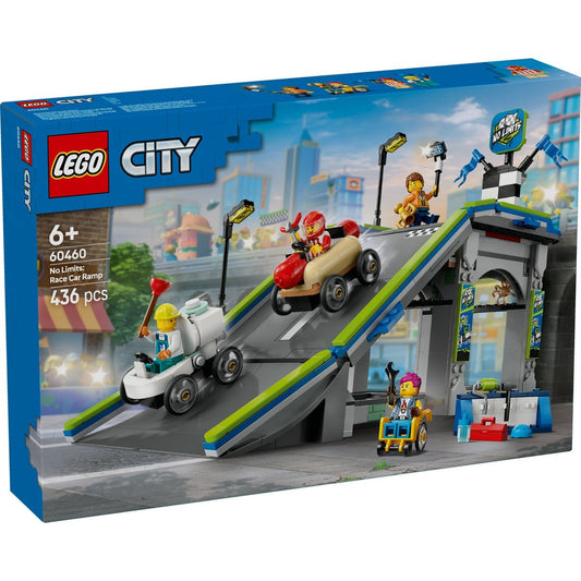 Lego city fara limite: rampa pentru curse de masini 60460, LEGO - Publisol.ro