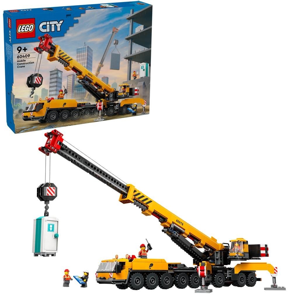 Lego City macara mobila galbena de constructii 60409 - Publisol.ro