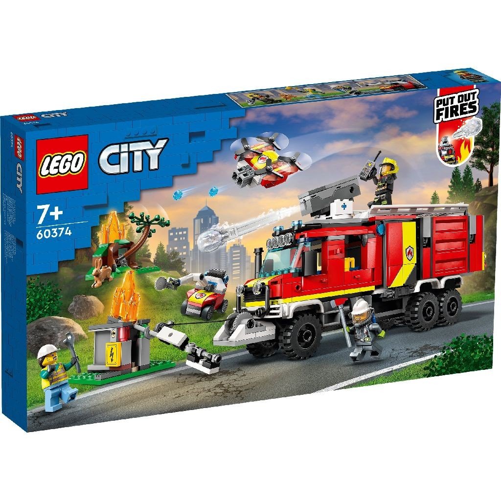 Lego City masina unitatii de pompieri 60374 - Publisol.ro
