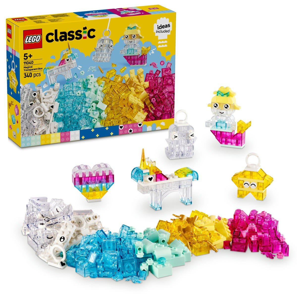 Lego Classic cutie transparenta magica 11040 - Publisol.ro