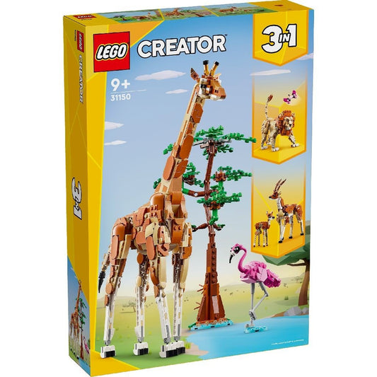 Lego creator 3in1 animale salbatice din safari 31150, LEGO - Publisol.ro
