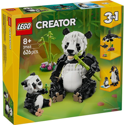Lego creator animale salbatice: familia de ursi panda 31165, LEGO - Publisol.ro