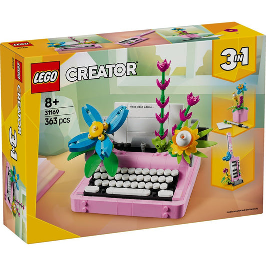 Lego creator masina de scris cu flori 31169, LEGO - Publisol.ro