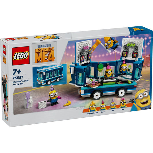 Lego despicable me4 autobuzul de petrecere al minionilor 75581, LEGO - Publisol.ro