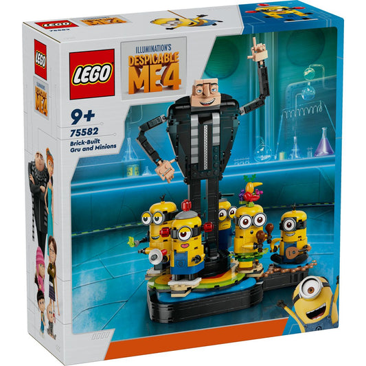 Lego despicable me4 gru si minionii din caramizi 75582, LEGO - Publisol.ro
