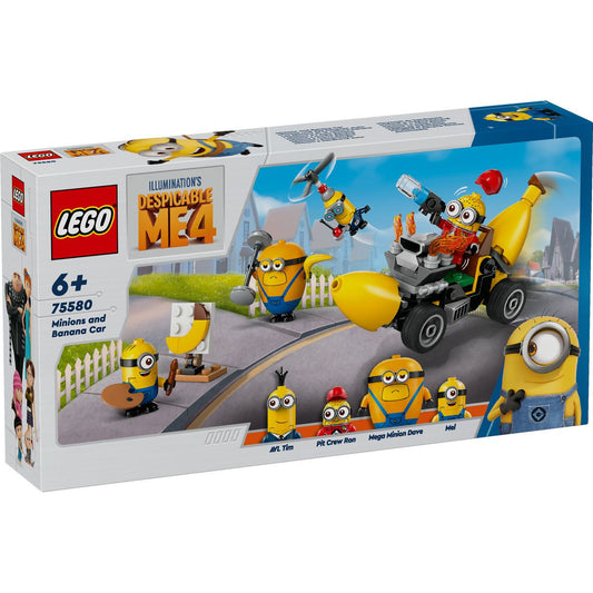 Lego despicable me4 minionii si masina banana 75580, LEGO - Publisol.ro