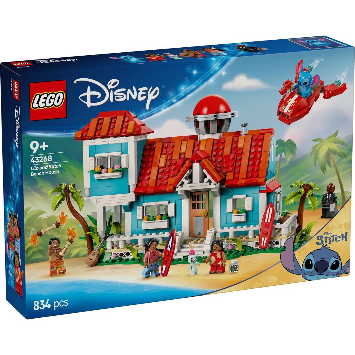Lego Disney casa de pe plaja a lui lilo si Stitch 43268 - Publisol.ro