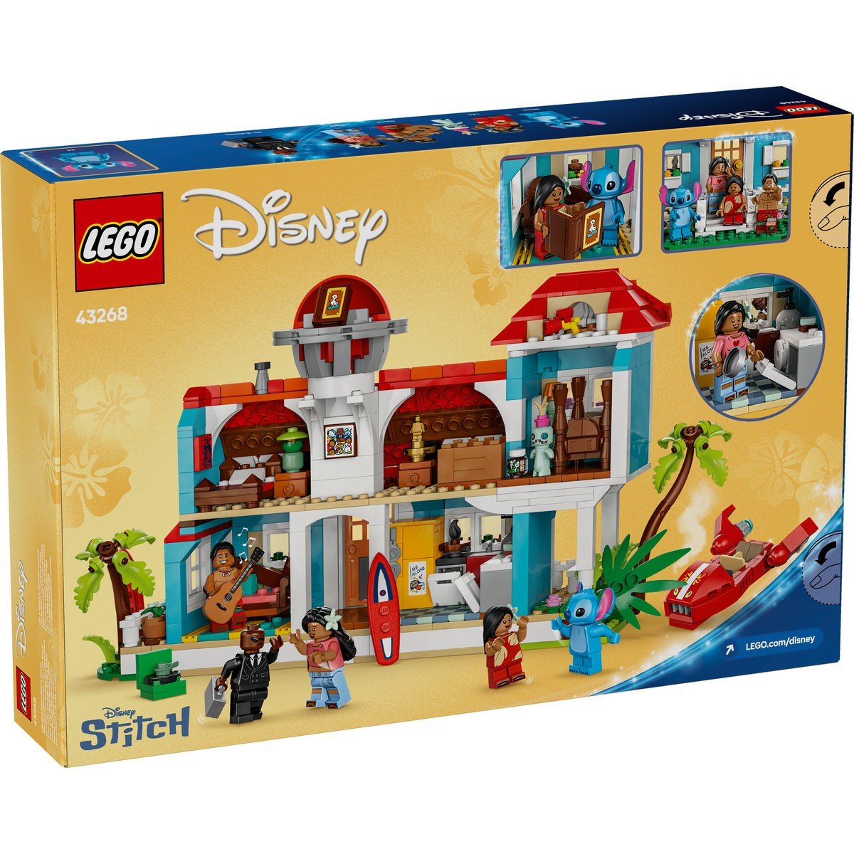Lego Disney casa de pe plaja a lui lilo si Stitch 43268 - Publisol.ro