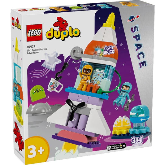 Lego duplo aventura cu naveta spatiala 3 in 1 10422, LEGO - Publisol.ro