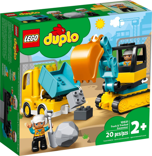 Lego duplo camion si excavator pe senile 10931, LEGO - Publisol.ro