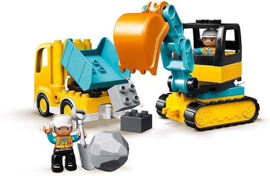 Lego duplo camion si excavator pe senile 10931, LEGO - Publisol.ro