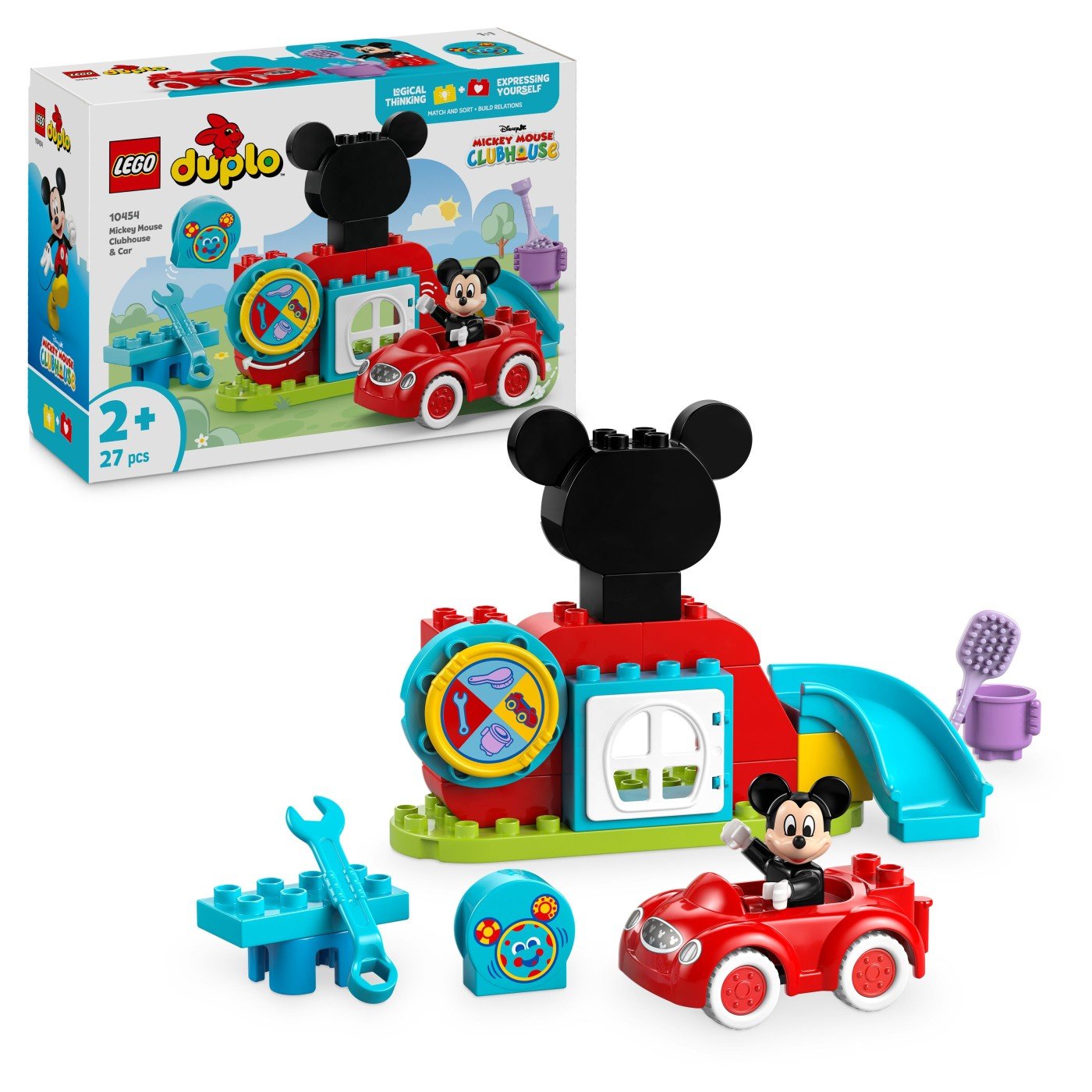 Lego Duplo clubul si masina lui Mickey Mouse 10454 - Publisol.ro
