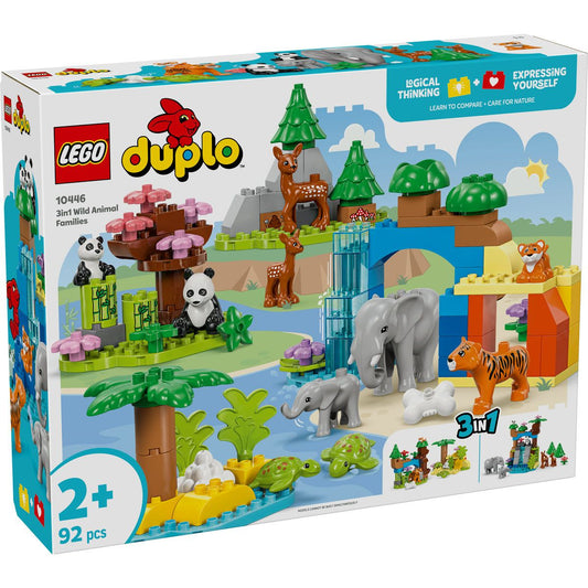 Lego duplo familii de animale salbatice 3 în 1 10446, LEGO - Publisol.ro