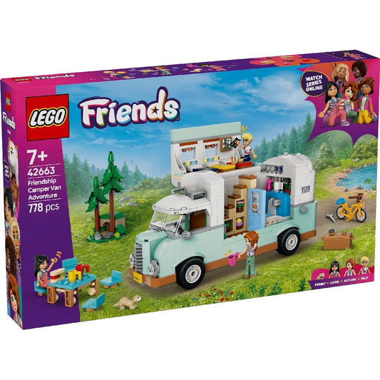 Lego friends aventura în rulota cu prietenii 42663, LEGO - Publisol.ro