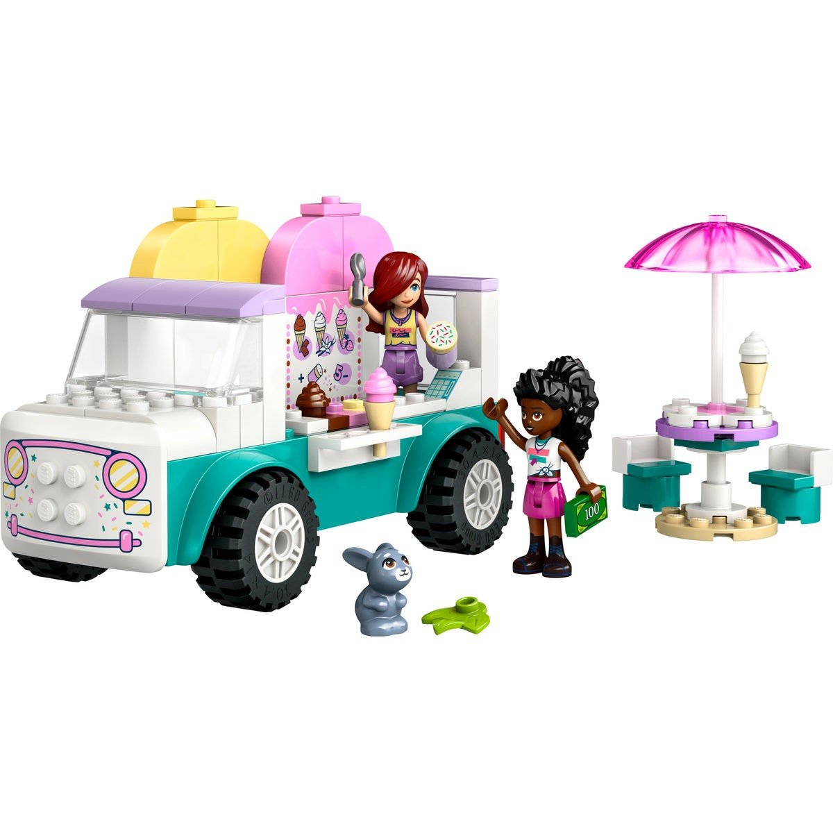 Lego friends furgoneta de inghetata in orasul heartlake 42644, LEGO - Publisol.ro