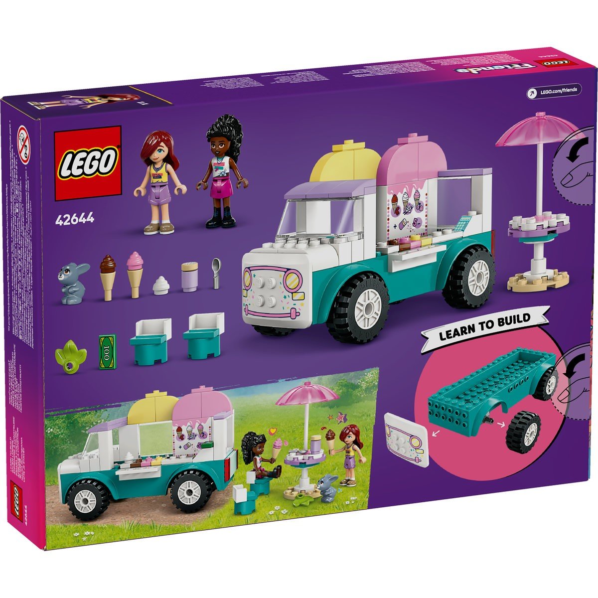 Lego friends furgoneta de inghetata in orasul heartlake 42644, LEGO - Publisol.ro