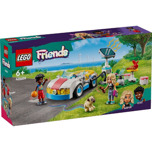 Lego friends masina electrica si incarcator 42609, LEGO - Publisol.ro