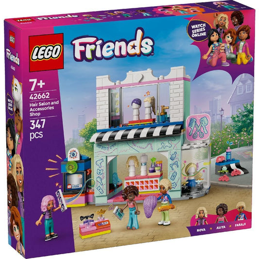 Lego friends salon de coafura si magazin de accesorii 42662, LEGO - Publisol.ro