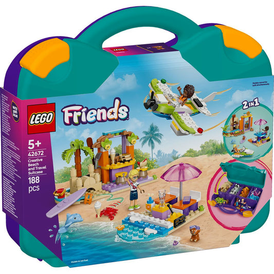 Lego friends valiza pentru plaja si calatorie 42672, LEGO - Publisol.ro