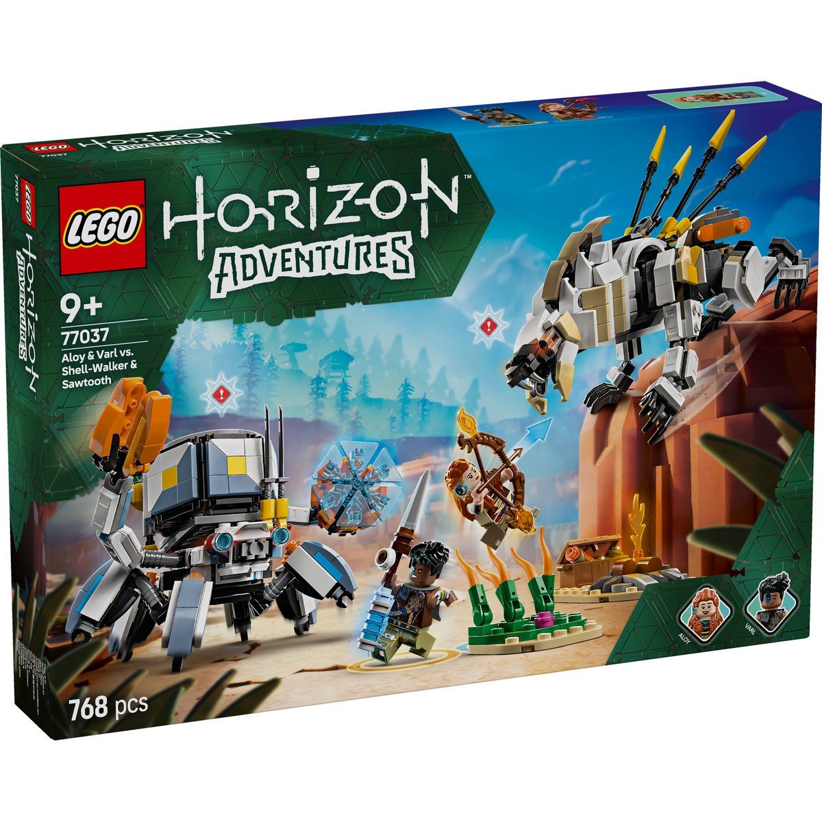 Lego horizon adventures aloy si varl vs shell walker si sawtooth 77037 - Publisol.ro