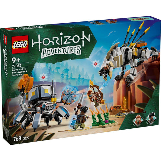 Lego horizon adventures aloy si varl vs shell walker si sawtooth 77037 - Publisol.ro