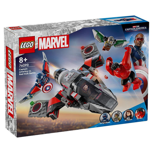 Lego marvel super heroes batalia dintre capitanul america si hulk rosu 76292, LEGO - Publisol.ro