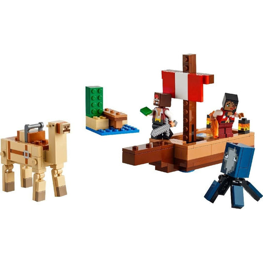 Lego minecraft calatorie pe corabia de pirati 21259, LEGO - Publisol.ro