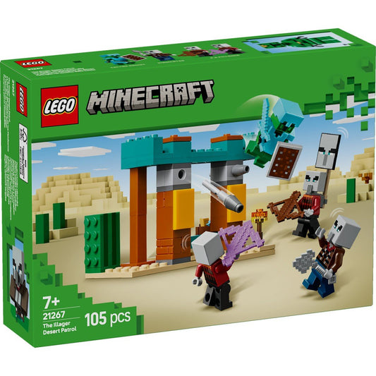 Lego minecraft patrula illager în desert 21267, LEGO - Publisol.ro