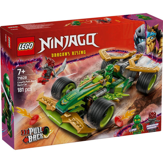 Lego ninjago masina de curse pull - back a lui lloyd 71828, LEGO - Publisol.ro