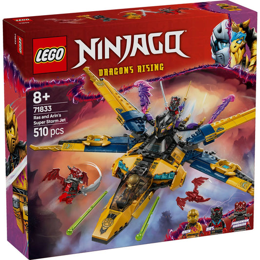 Lego ninjago superavionul cu reactie al lui ras si arin 71833, LEGO - Publisol.ro