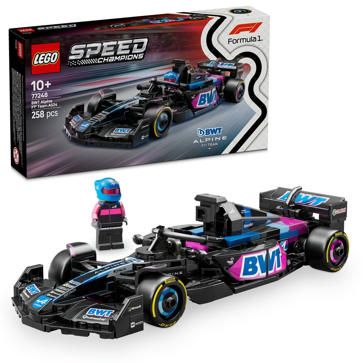 Lego Speed champions masina de curse F1 bwt alpine 77248 - Publisol.ro