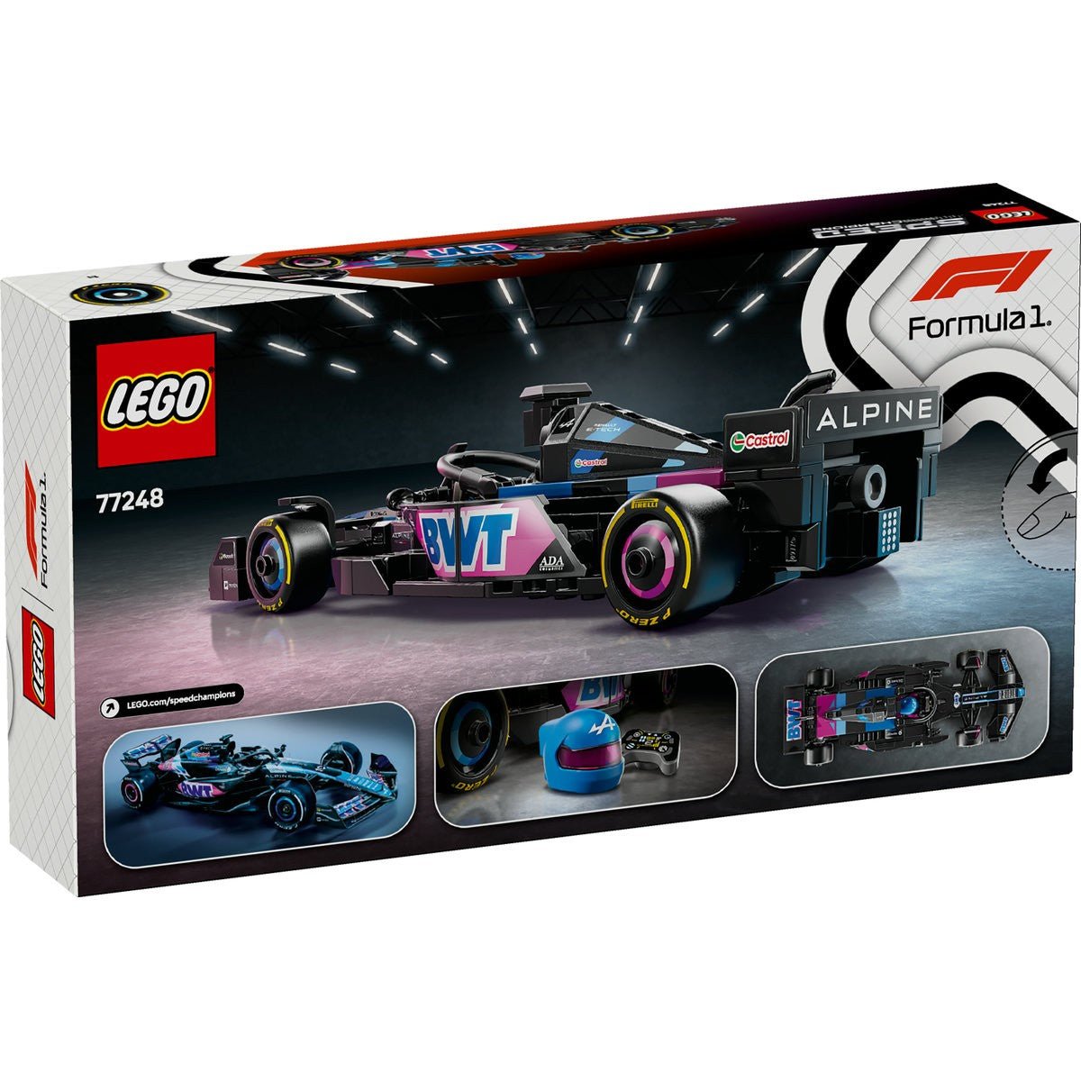 Lego Speed champions masina de curse F1 bwt alpine 77248 - Publisol.ro