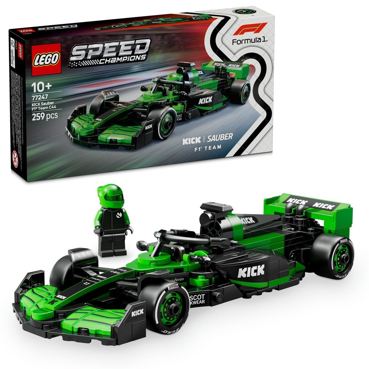 Lego Speed champions masina de curse F1 kick sauber 77247 - Publisol.ro