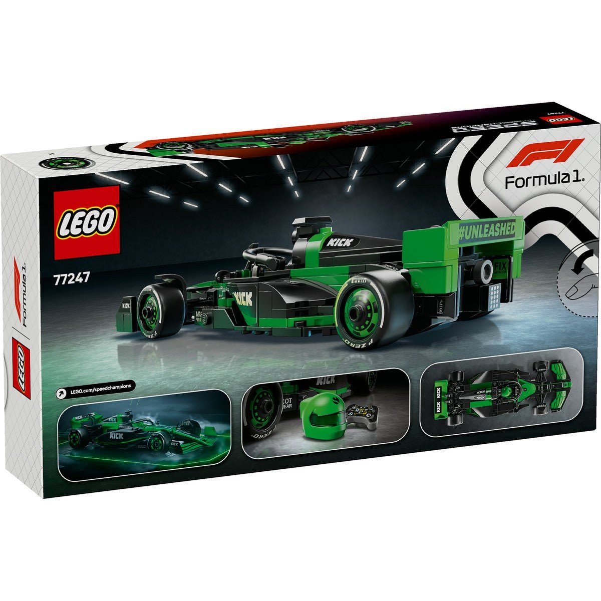 Lego Speed champions masina de curse F1 kick sauber 77247 - Publisol.ro