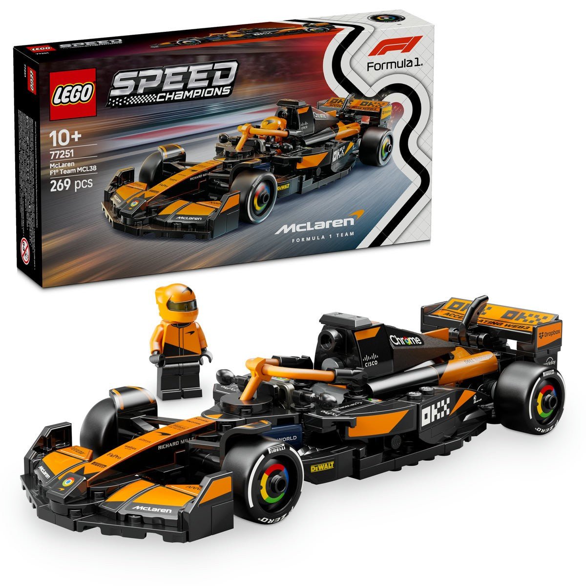 Lego Speed champions masina de curse F1 Mclaren 77251 - Publisol.ro