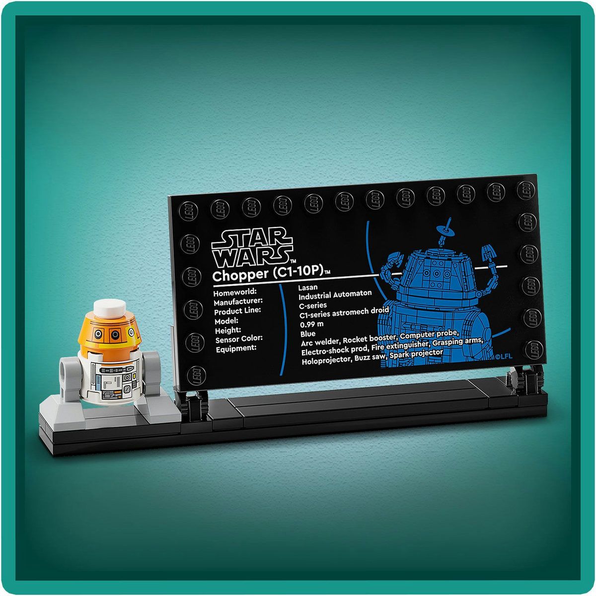 Lego Star wars droid astromech chopper c1 - 10p 75416 - Publisol.ro