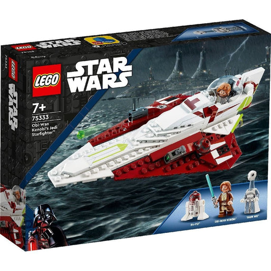 Lego star wars jedi starfighterul lui obi - wan kenobi 75333, LEGO - Publisol.ro