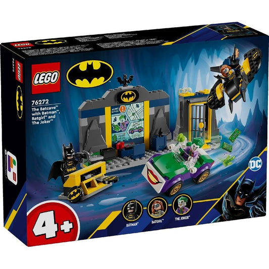 Lego super heroes batcave cu batman, batgirl si joker 76272, LEGO - Publisol.ro