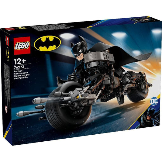 Lego super heroes figurina de constructie batman si motocicleta bat - pod 76273, LEGO - Publisol.ro