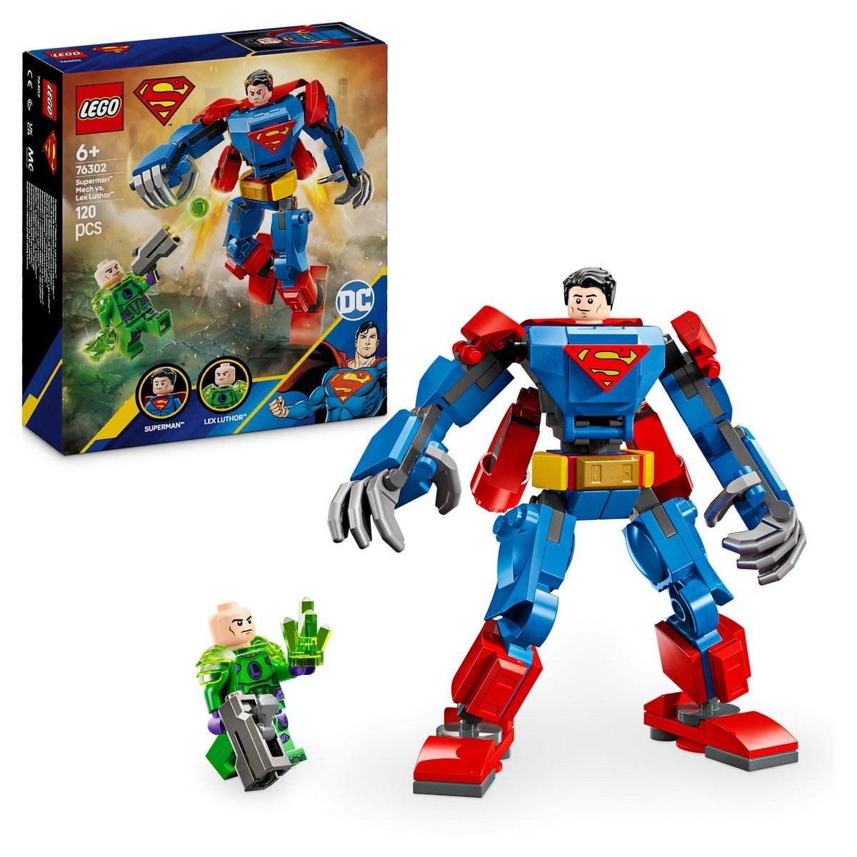 Lego super heroes robotul lui superman vs lex luthor 76302, LEGO - Publisol.ro