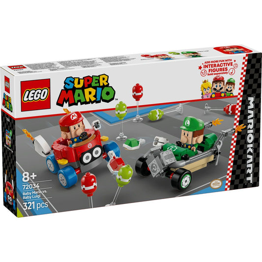 Lego super mario mario kart baby mario si baby luigi 72034, LEGO - Publisol.ro