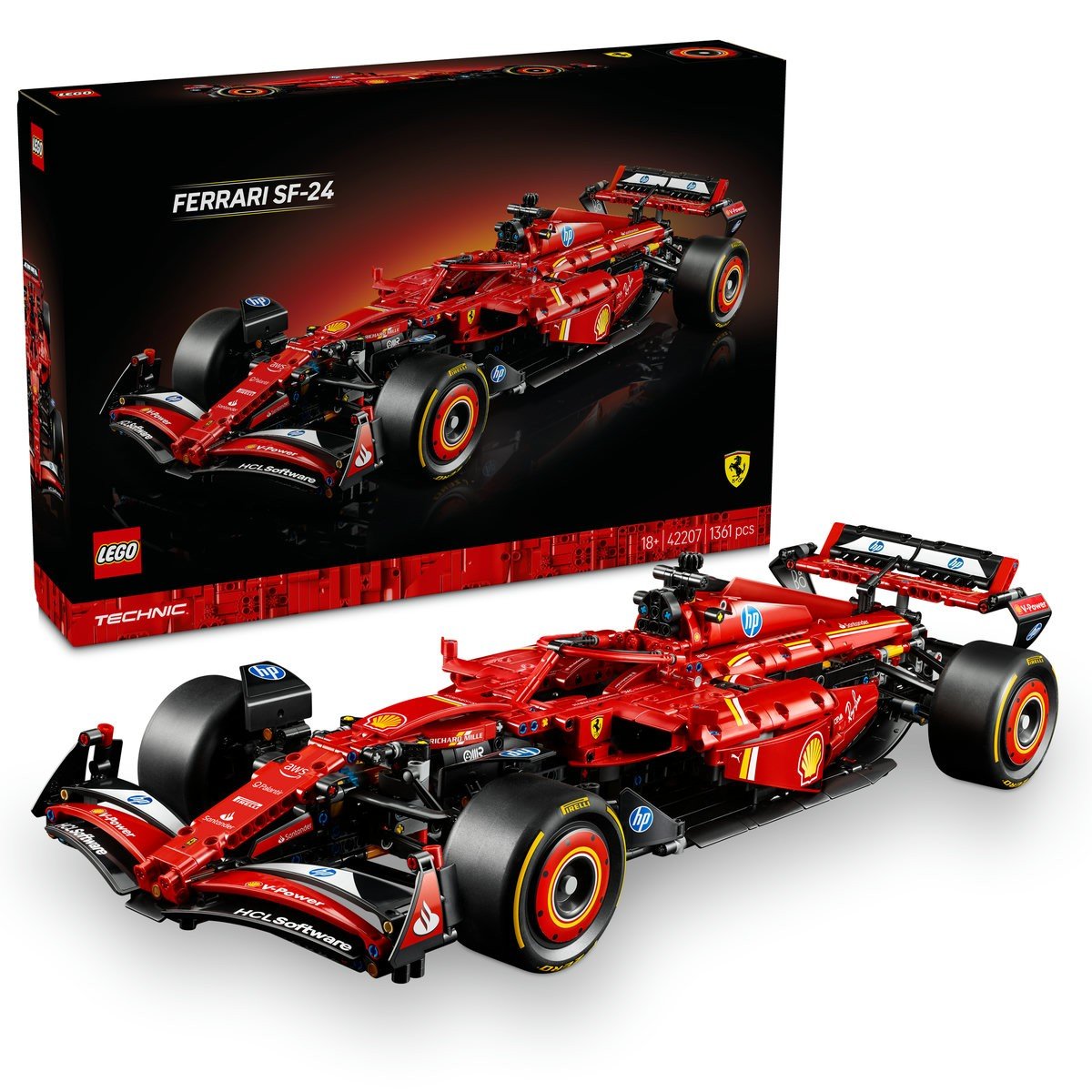 Lego Technic masina F1 Ferrari sf - 24 42207 - Publisol.ro