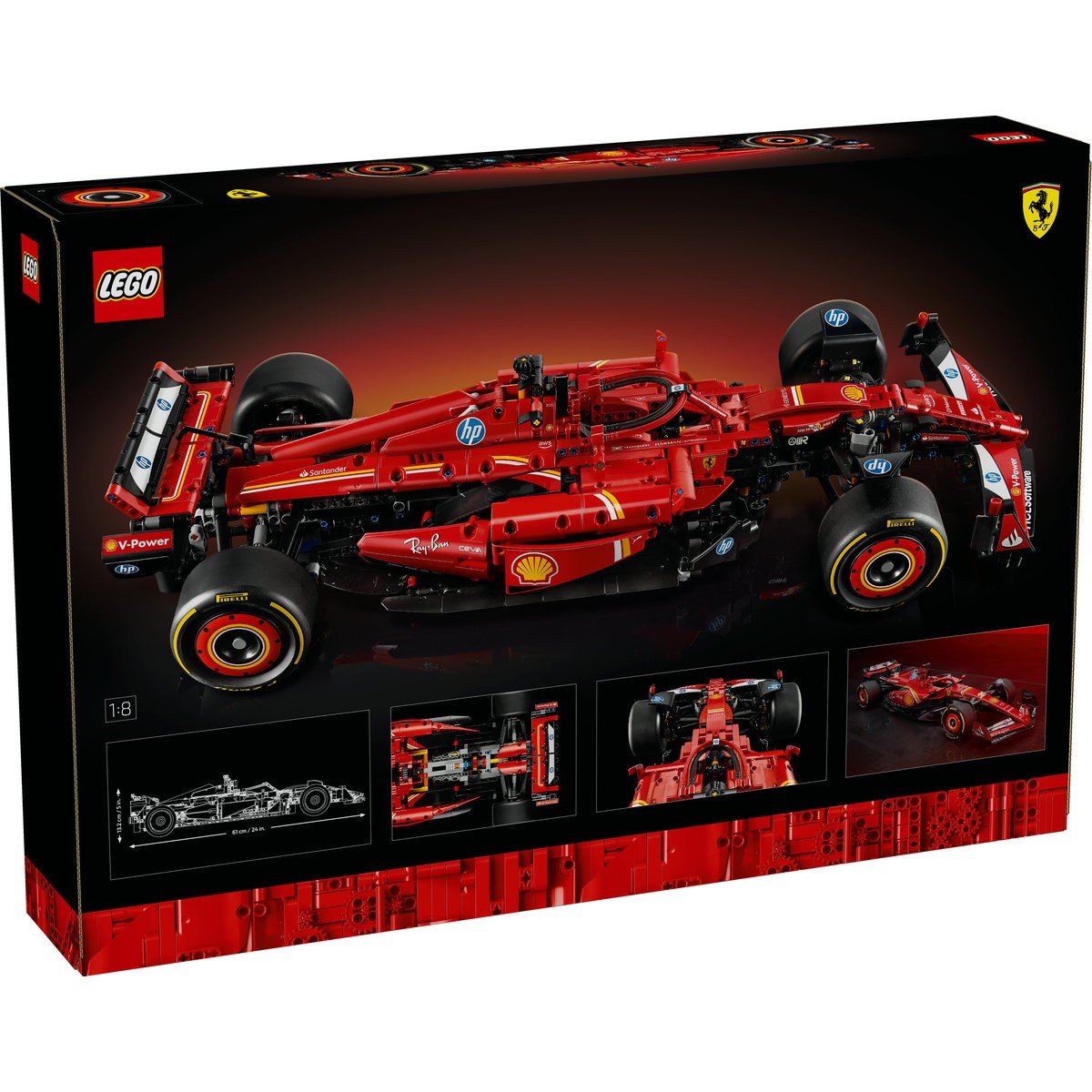 Lego Technic masina F1 Ferrari sf - 24 42207 - Publisol.ro