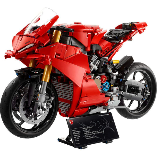 Lego technic motocicleta ducati panigale v4 s 42202, LEGO - Publisol.ro