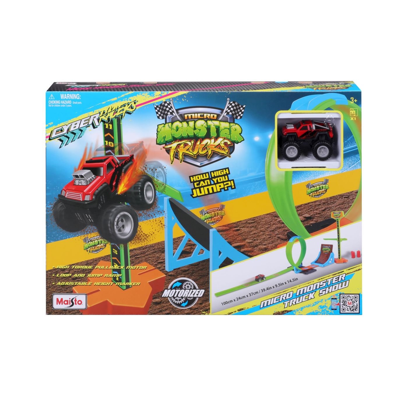 Maisto CYBER RACERS circuit MICRO MONSTER TRUCK SHOW - Publisol.ro